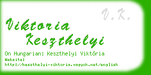 viktoria keszthelyi business card